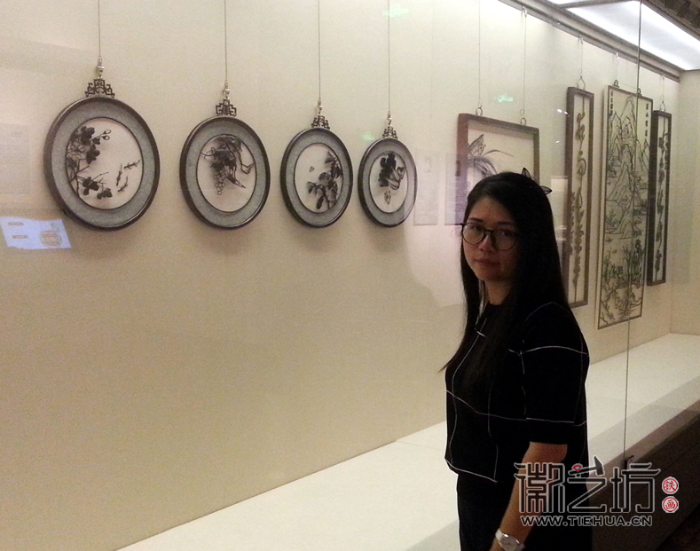 蕪湖博物館展示古鐵畫掛件 陳蘭 蕪湖博物館展示古鐵畫掛件 陳蘭